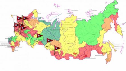 Регионы России у самозанятых, с самозанятостью